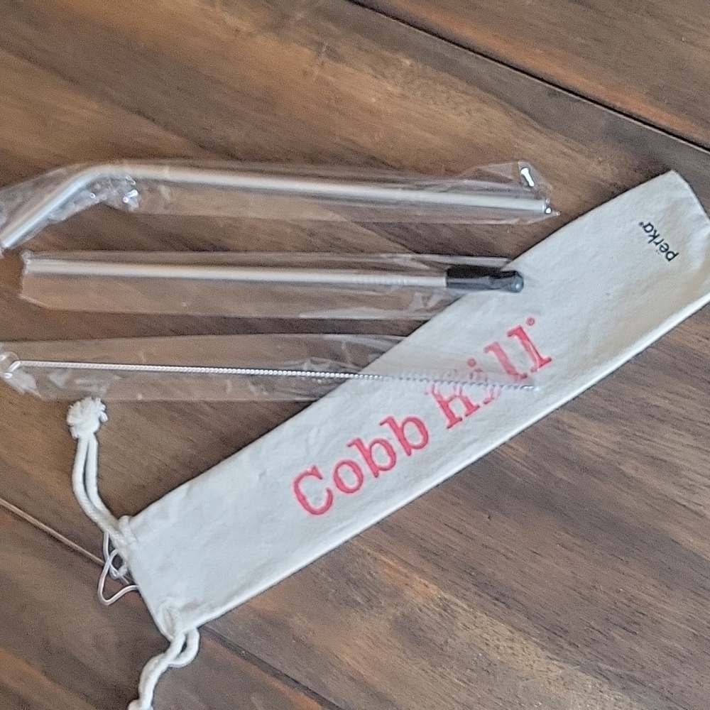 Perka Stainless Steel Straw Set
